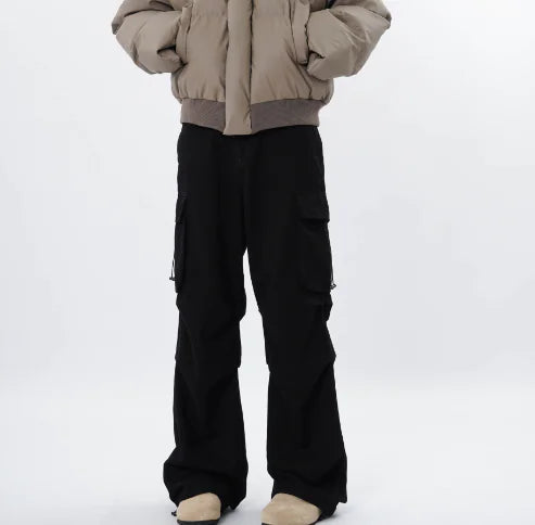 Vintage High Waist Loose Wide Leg Pants