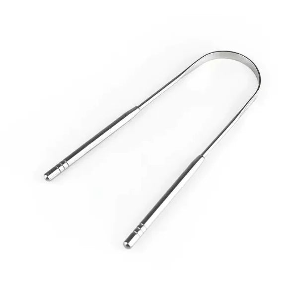 Stainless Steel U-Shaped Tongue Scraper