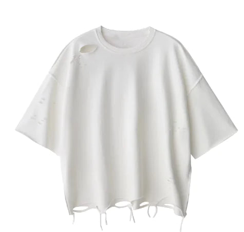 Vintage Distressed Streetwear Oversized Sweatshirt