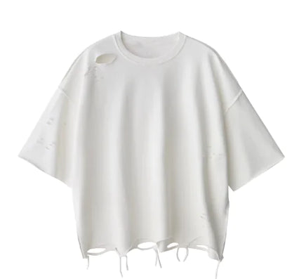 Vintage Distressed Streetwear Oversized Sweatshirt