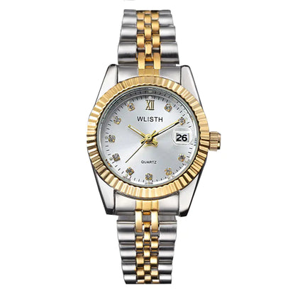 Fashionable Luminous Diamond Quartz Couple Watches
