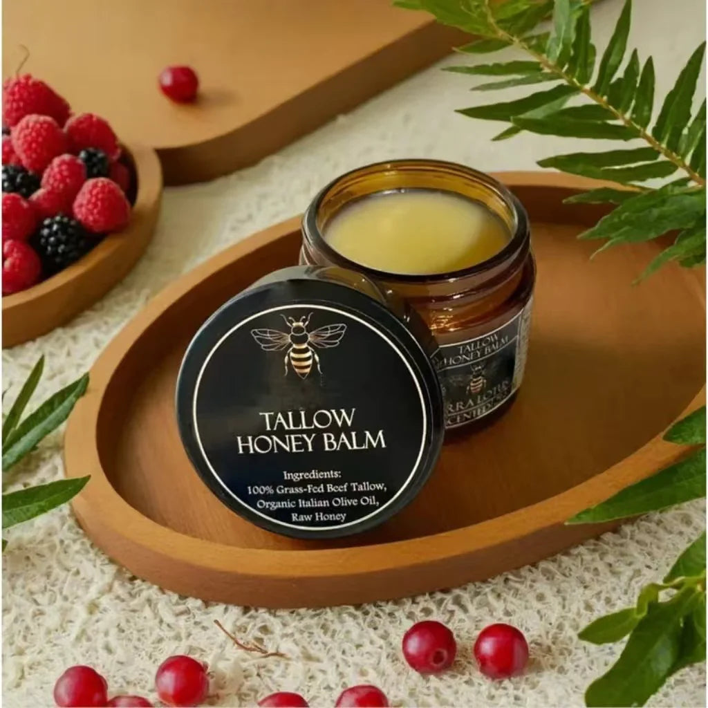 Honey Butter Moisturizing Facial Cream – Hydrating Face Moisturizer - Tallow Honey Balm