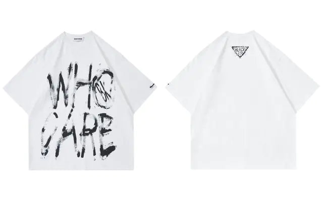 Vintage Punk Oversized Graphic T-Shirt for Men