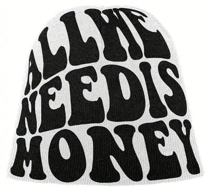 Letter Beanie Hat for Men and Women - Hip Hop Style