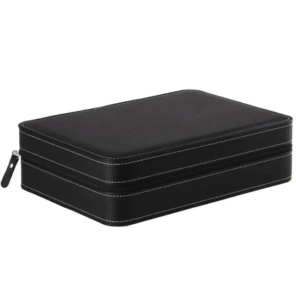 10-Slot Zipper Watch Box for Display and Storage